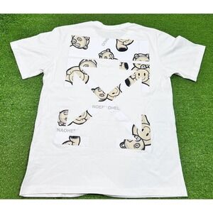 Off White Shirt LG Teddy Arrows White Tee Tee Virgil Abloh 2013 Impressionism